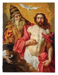 WOLFAERTS Artus 1581-1641,The Holy Trinity,1620,Palais Dorotheum AT 2023-10-25