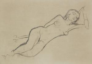 WOLFE Edward 1897-1982,Reclining nude,1940,Rosebery's GB 2024-03-12