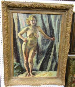 WOLFE Jessie 1900,Standing female nude,Bellmans Fine Art Auctioneers GB 2014-01-22
