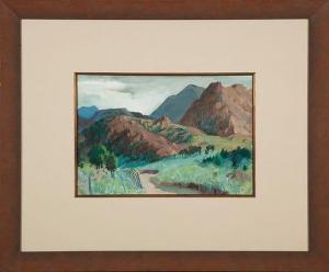 WOLFE Karl 1904-1985,Mountain Valley,Neal Auction Company US 2021-04-17