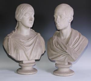 WOLFF Emil 1802-1879,portrait busts, John Talbot, 16th Earl o,1845,Bamfords Auctioneers and Valuers 2022-06-19
