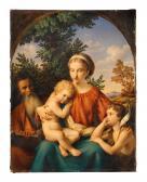 WOLFF JOHANNES EDUARD,The Holy Family with St. John the Baptist as a chi,Palais Dorotheum 2023-09-07