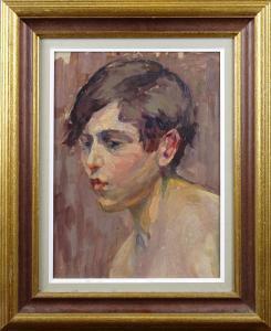 WOLFF Jose 1884-1964,Portrait de jeune homme,Monsantic BE 2024-02-18