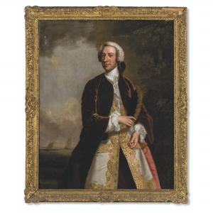 WOLLASTON John II 1710-1775,Portrait of gentleman, traditionally identified as,Christie's 2021-09-14