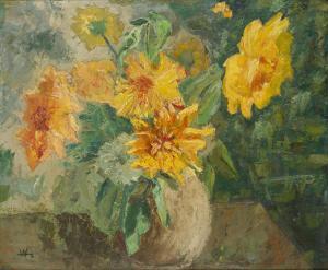 WOLMARK Alfred Aaron 1877-1961,Still life with flowers,Rosebery's GB 2023-11-29