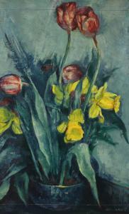 WOLMARK Alfred Aaron 1877-1961,TULIPS AND DAFFODILS,1914,Sotheby's GB 2018-11-20