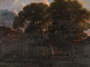 WOLPERDING Friedrich Ernst 1815-1888,Bonfire at Schwetin,1850,Auctionata DE 2014-08-28