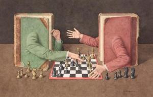 WOLSTENHOLME JONATHAN 1950,A Surprise Move,2004,Clars Auction Gallery US 2020-02-23