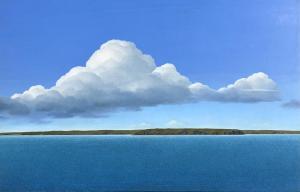 WONG Brent 1945,Headland Massing Clouds,1993-1994,International Art Centre NZ 2023-03-29