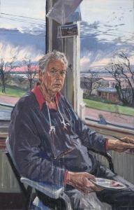 WONNACOTT John 1940,Self-portrait before a window,Tennant's GB 2022-02-26