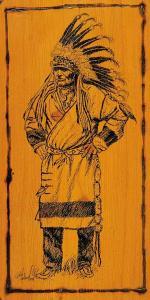 WOOD Bob 1925-1999,Untitled - Stoney Chief,1976,Levis CA 2009-11-16