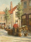 WOOD CRAIG W 1906,Flower market,1940,Bernaerts BE 2009-05-11
