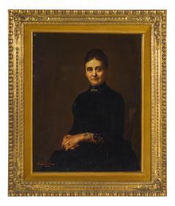 WOOD Eleanor Stewart 1876-1910,Ritratto femminile,1888,Wannenes Art Auctions IT 2020-03-05
