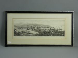 WOOD G,Caernarfon from 'The Rivers of Wales',1813,Rogers Jones & Co GB 2017-05-23