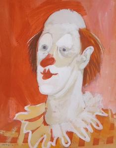 WOOD Harold 1918-2014,Clown,1970,Gorringes GB 2022-07-11