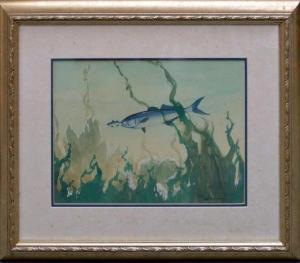 WOOD Hunter 1908-1948,Blue Fish,Hood Bill & Sons US 2020-05-26