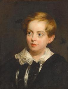 WOOD John 1801-1870,Portrait of a boy, bust-length, in 'Van Dyke' dress,Sotheby's GB 2023-09-20