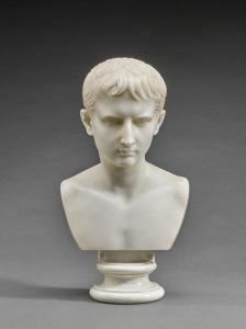 WOOD John Warrington 1839-1886,Bust of Augustus,1866,Sotheby's GB 2022-07-05