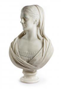 WOOD John Warrington 1839-1886,PORTRAIT BUST OF A LADY,19th century,Woolley & Wallis GB 2022-06-29