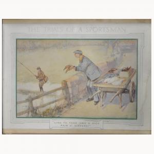 WOOD Lawson 1878-1957,Charge of the Sportsmen,Gilding's GB 2017-10-10
