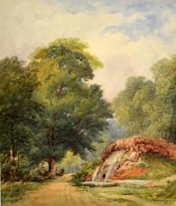 WOOD Lewis John 1813-1901,A wooded landscape,1869,Fieldings Auctioneers Limited GB 2015-05-16