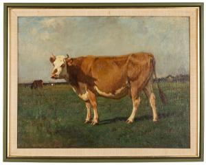 WOOD Ogden 1851-1912,Cow,Cottone US 2020-03-28