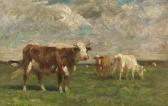 WOOD Ogden 1851-1912,Grazing Cattle,Skinner US 2004-11-19
