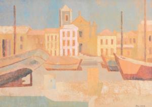 WOOD Rex Thomas Percy R 1908-1970,Venice Canal,Elder Fine Art AU 2021-04-18