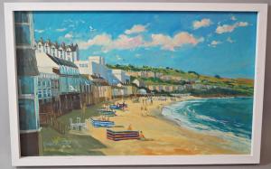 WOOD Richard 1950,Summer Day Porthmeor Beach St Ives,Wotton GB 2022-04-04