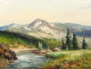 WOOD Robert William 1889-1979,Headwaters of the Colorado,1952,Hindman US 2016-06-16