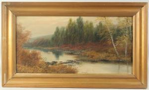WOOD T,An Autumn view of a tranquil river scene,John Nicholson GB 2023-12-20