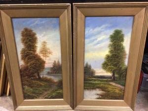 WOOD T,both in gilt frames,Reeman Dansie GB 2022-01-25