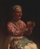 WOOD Thomas Waterman 1823-1903,c. 1860; oil/canvas, 12,1860,Treadway US 2004-05-23