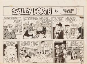 WOOD Wallace, Wally 1927-1981,Sally Forth,Webb's NZ 2020-10-04