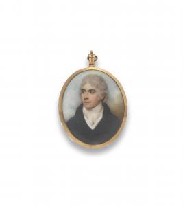 WOOD William II 1768-1809,A portrait miniature of a gentleman, wearing a blu,Bonhams GB 2023-09-13