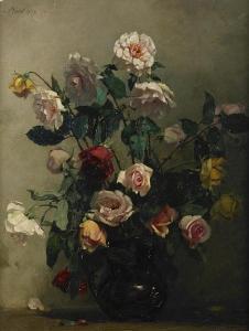 WOOD William J 1900-1940,Old English roses,1925,Bonhams GB 2009-09-27