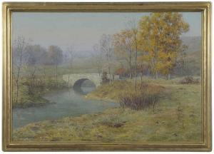 WOOD William Reuben Clark 1875-1915,The Bridge,Brunk Auctions US 2018-01-26