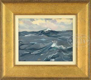 WOODBURY Charles Herbert 1864-1940,WAVE PEAKS,James D. Julia US 2016-02-03