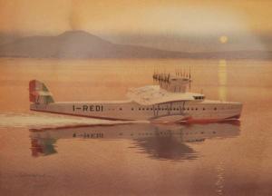 WOODCOCK Keith,A flying boat landing in the Bay of Naples,Fieldings Auctioneers Limited 2017-09-02