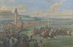 WOODHOUSE Herbert J 1855-1920,Melbourne Cup From 1900 Won by Clean Sweep,Leonard Joel AU 2020-06-02