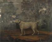 WOODHOUSE Samuel,Study of standing Boxer dog in interior,1828,Canterbury Auction 2020-06-06