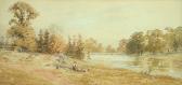 WOODMAN Charles Horwell 1823-1888,musings by a river,1875,Bonhams GB 2003-03-25