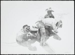 Woodrow Blagg 1946,At Brand,1980,Santa Fe Art Auction US 2022-03-11