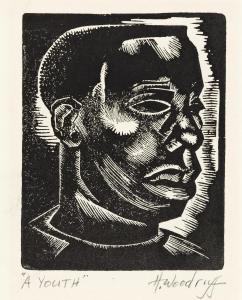 WOODRUFF Hale Aspacio 1900-1980,A Youth,1934,Swann Galleries US 2022-10-06