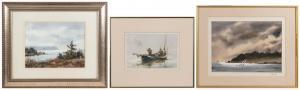 Woodside Joyce Marshall 1912-1998,Boating in the fog,Eldred's US 2022-05-26