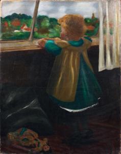 WOODWARD Anna 1868-1935,At the studio window,Aguttes FR 2011-06-27