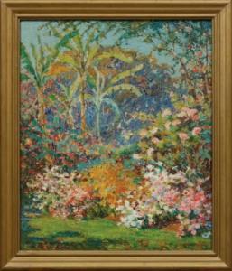 WOODWARD Anna 1868-1935,My Garden (Hawaii),1930,Neal Auction Company US 2021-11-20