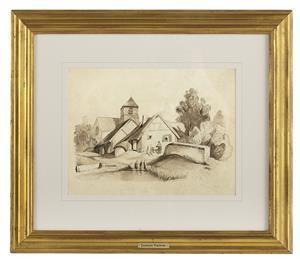 WOODWARD Ellsworth 1861-1939,European Cottage,1893,New Orleans Auction US 2019-01-26