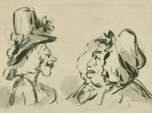 WOODWARD George Moutard 1760-1809,Heads of ladies,John Nicholson GB 2021-12-22