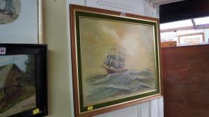 WOODWARD Henry,a ship in a stormy sea,Stride and Son GB 2017-03-31